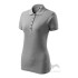 Pique Polo tricou polo maneca scurta pentru femei [210 Pique Polo] Gri inchis