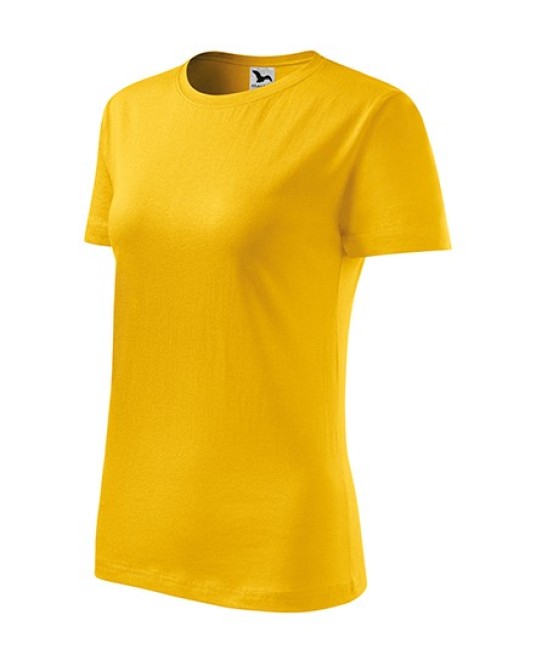 Tricou femei bumbac 145g/m2 Malfini Classic New 133 Galben