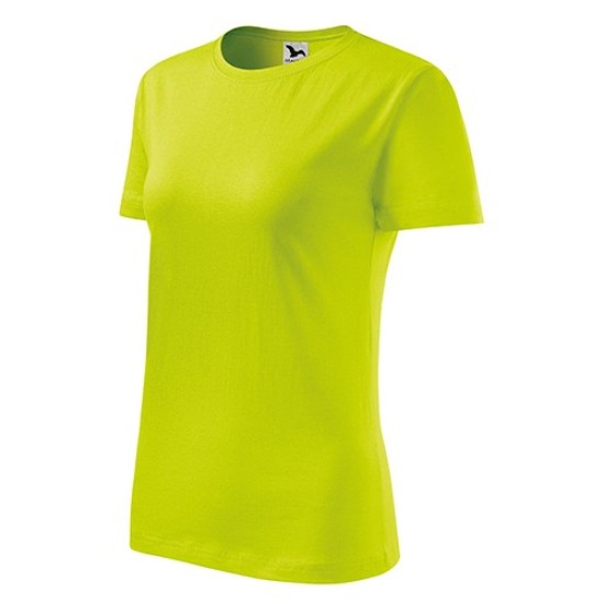 Tricou femei bumbac 145g/m2 Malfini Classic New 133 Verde Lime Tricou femei bumbac 145g/m2 Malfini Classic New 133 Verde Lime