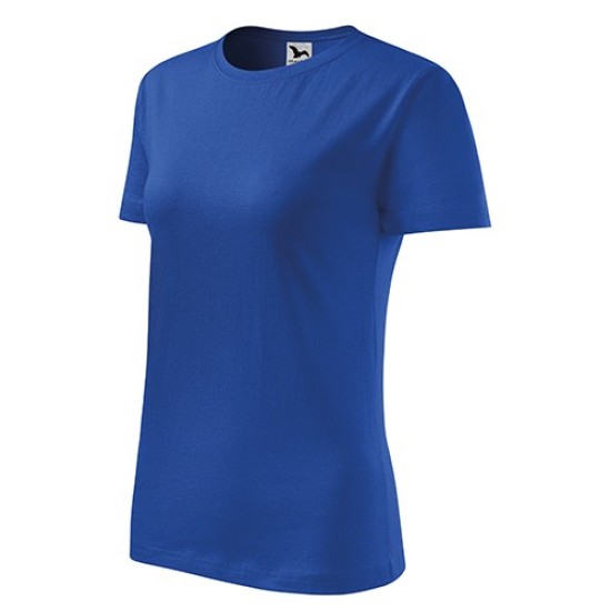 Tricou femei bumbac 145g/m2 Malfini Classic New 133 Albastru regal Tricou femei bumbac 145g/m2 Malfini Classic New 133 Albastru regal
