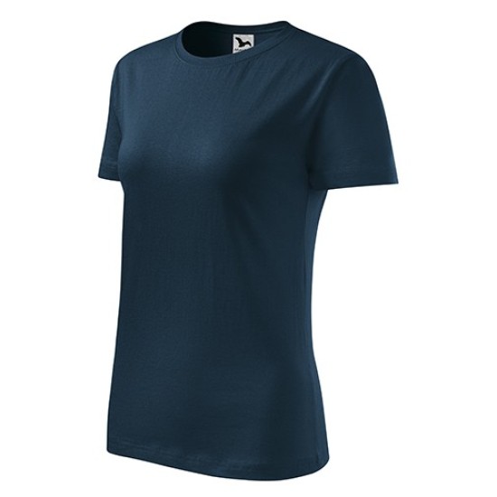 Tricou femei bumbac 145g/m2 Malfini Classic New 133 Bleumarin Tricou femei bumbac 145g/m2 Malfini Classic New 133 Bleumarin