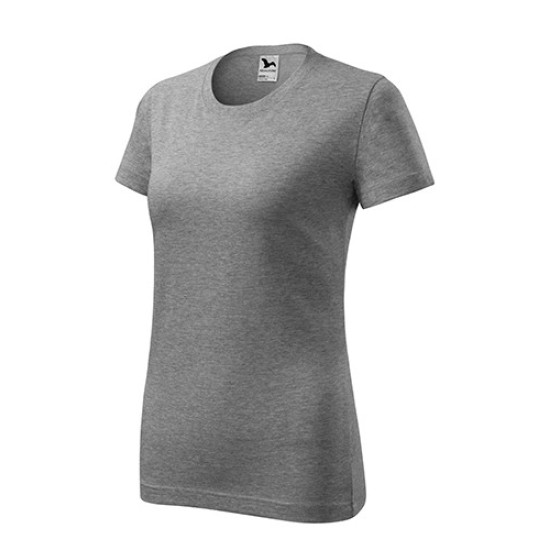 Tricou femei bumbac 145g/m2 Malfini Classsic New 133 Gri inchis