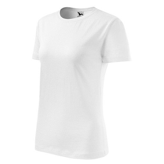 Tricou femei bumbac 145g/m2 Malfini Classsic New 133 Alb