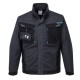 Jacheta de lucru categoria Premium Portwest, material stretch, colectia WX3 [T703] Gri si negru