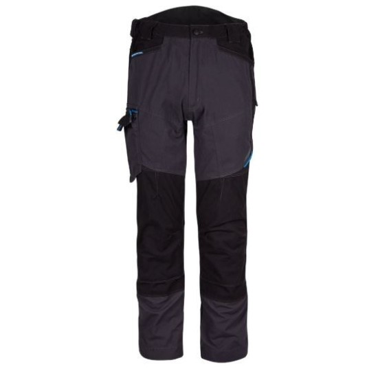 Pantaloni de lucru calitate premium Portwest, material stretch, colectia WX3 [T701] Gri si negru