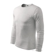 Tricou slimfit  maneca lunga barbati, bumbac 160g/m2 LS 119 Malfini Gri deschis