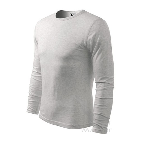 Tricou slimfit maneca lunga barbati, bumbac 160g/m2 LS 119 Malfini Gri deschis Tricou slimfit maneca lunga barbati, bumbac 160g/m2 LS 119 Malfini Gri deschis