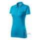 Tricou polo femei, bumbac 180g/m2, Malfini Single J.223, Turcoaz Tricou polo femei, bumbac 180g/m2, Malfini Single J.223, Turcoaz