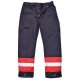 Pantaloni ignifugi, antistatici, protectie arc electric Bizflame Plus [FR56] Bleumarin si rosu