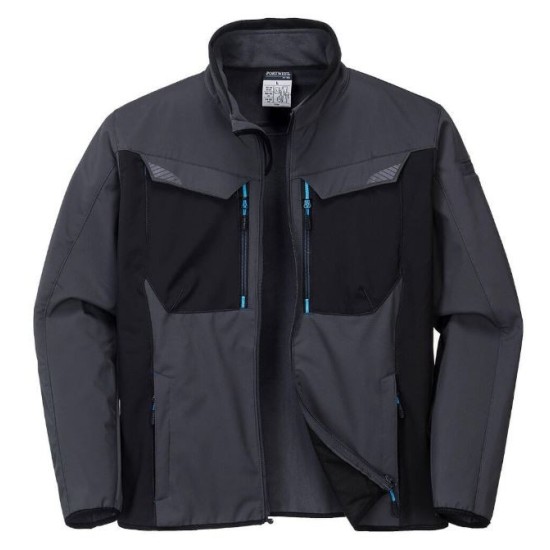 Jacheta softshell 3 straturi, colectia WX3 [T750] [T750] Gri metalic