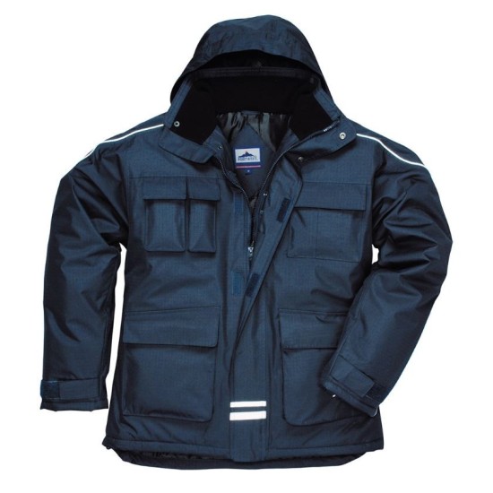 Jacheta vatuita, impermeabila,material Ripstop rezistent la uzura, Bleumarin Jacheta vatuita, impermeabila,material Ripstop rezistent la uzura, Bleumarin