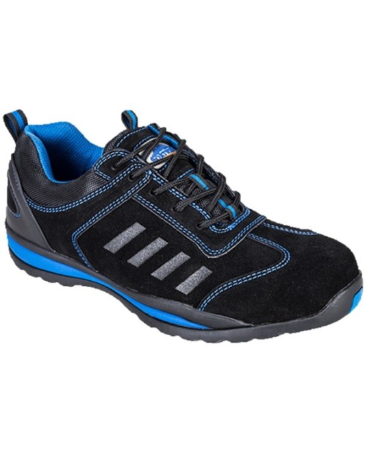 Pantofi de protectie bombeu metalic si lamela, talpa EVA/cauciuc, S1P HRO [FW34] Albastru
