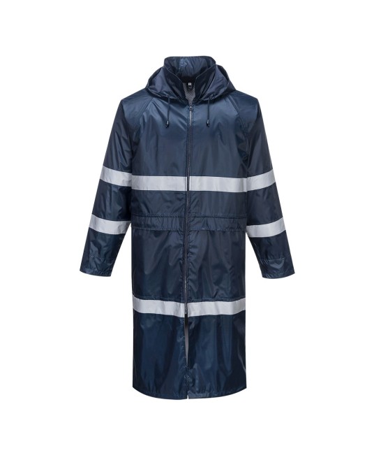 Pelerina de ploaie lunga, reflectorizanta, IONA Classic [F438] Bleumarin