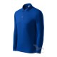 Tricou polo maneca lunga barbati, 200g/m2, Malfini LS221Albastru regal Tricou polo maneca lunga barbati, 200g/m2, Malfini LS221Albastru regal