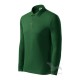Tricou polo maneca lunga barbati, 200g/m2, Malfini LS221 Verde sticla Tricou polo maneca lunga barbati, 200g/m2, Malfini LS221 Verde sticla