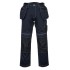 Pantaloni de lucru foarte rezistenti, buzunare pentru scule, tercot, 300g/m2, gama premium PW3 [T602] Bleumarin si negru