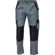 Pantaloni de lucru vara, bumbac 200g/m2 Max Summer  Gri si negru