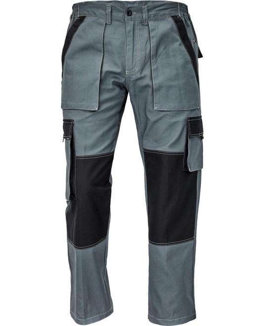 Pantaloni de lucru vara, bumbac 200g/m2 Max Summer  Gri si negru