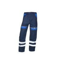 Pantaloni de lucru Cool Trend Reflex bleumarin, dungi reflectorizante Bleumarin