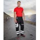 Pantaloni de lucru Cool Trend Reflex negru, dungi reflectorizante Negru si Gri Pantaloni de lucru Cool Trend Reflex negru, dungi reflectorizante Negru si Gri