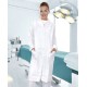 Halat bumbac pentru femei, 190 g/m2 Alb Halat bumbac pentru femei, 190 g/m2 Alb