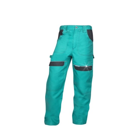 Pantaloni de lucru Cool Trend, bumbac, 260g/m2 Verde Pantaloni de lucru Cool Trend, bumbac, 260g/m2 Verde