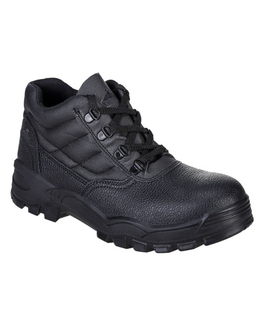 Bocanci bombeu metalic si lamela S1P [FW10] Negru