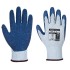 Manusi de protectie bumbac imersate in latex Grip [A100] Gri albastru