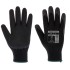 Manusi de protectie imersate in latex Fortis Grip [A150] Negru