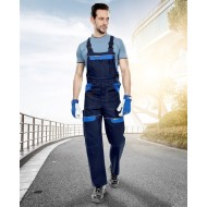 Salopeta de lucru Cool Trend,  bumbac, 260g/m2 bleumarin