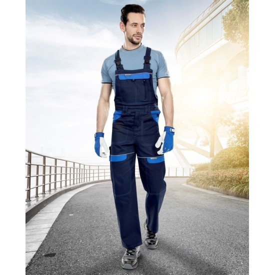Salopeta de lucru Cool Trend, bumbac, 260g/m2 bleumarin Salopeta de lucru Cool Trend, bumbac, 260g/m2 bleumarin