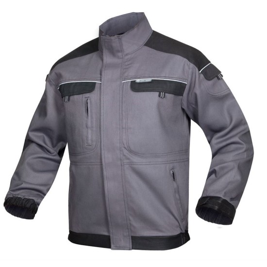 Jacheta de lucru Cool Trend bumbac 260g/m2 Gri-negru