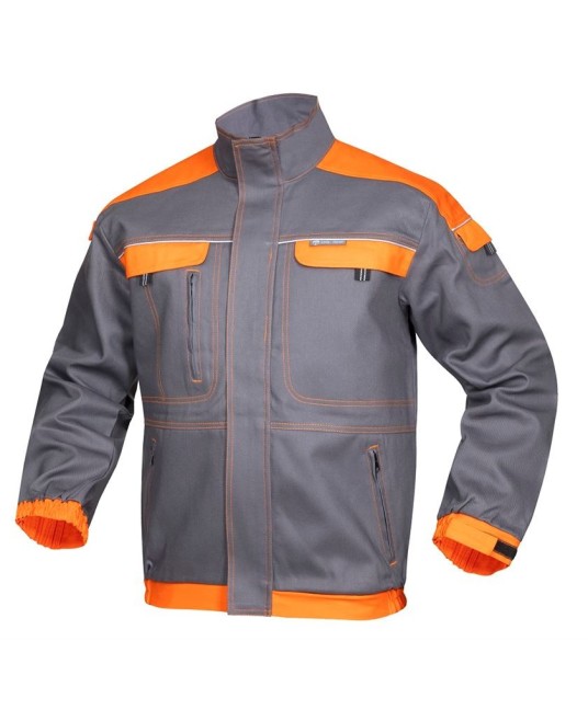 Jacheta de lucru Cool Trend bumbac 260g/m2 Gri si Portocaliu