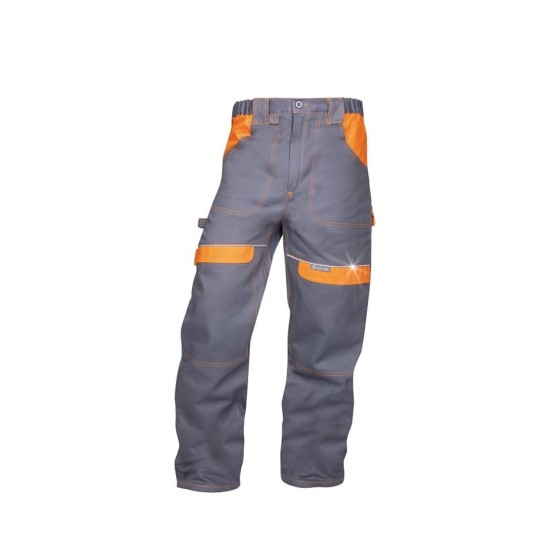 Pantaloni de lucru Cool Trend, bumbac 260g/m2 Gri si Portocaliu Pantaloni de lucru Cool Trend, bumbac 260g/m2 Gri si Portocaliu