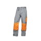 Pantaloni de lucru foarte rezistenti, tercot 235g/m2, 2Strong Gri si Portocaliu Pantaloni de lucru foarte rezistenti, tercot 235g/m2, 2Strong Gri si Portocaliu