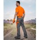 Pantaloni de lucru foarte rezistenti, tercot 235g/m2, 2Strong Gri si Portocaliu Pantaloni de lucru foarte rezistenti, tercot 235g/m2, 2Strong Gri si Portocaliu