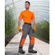 Pantaloni de lucru foarte rezistenti, tercot 235g/m2, 2Strong Gri si Portocaliu Pantaloni de lucru foarte rezistenti, tercot 235g/m2, 2Strong Gri si Portocaliu