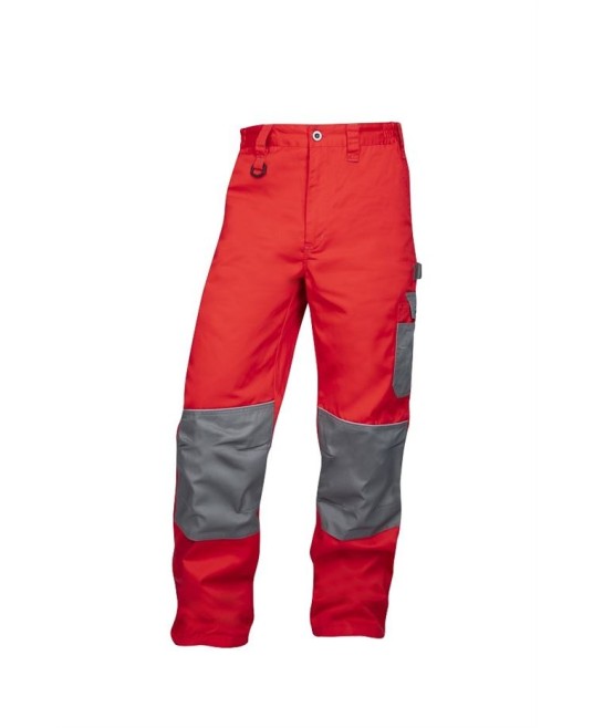 Pantaloni de lucru foarte rezistenti, tercot 235g/m2, 2Strong Rosu