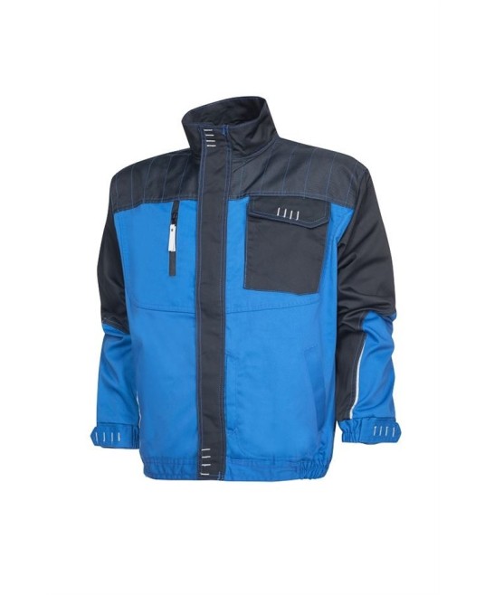 Jacheta de lucru premium 4Tech,tercot 240g/m2, Albastru-negru