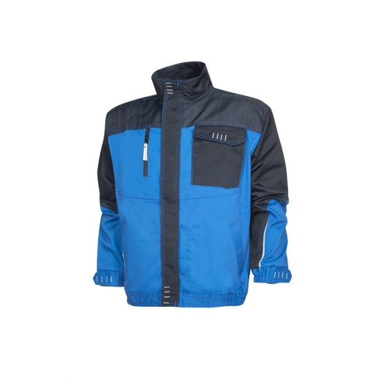 Jacheta de lucru premium 4Tech,tercot 240g/m2, Albastru-negru