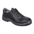 Pantofi de protectie cu bombeu metalic si lamela, talpa PU/PU, S3 [FW43] Negru