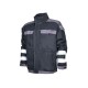 Jacheta de lucru reflectorizanta, bumbac, 260g/m2, Cool Trend Reflex negru