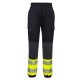 Pantaloni de protectie Hi-Vis reflectorizant Flexi, colectia KX3 [KX341] Negru si galben