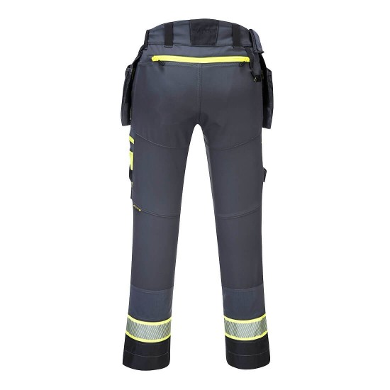 Pantaloni de lucru stretch premium DX440, gri galben Pantaloni de lucru stretch premium DX440, gri galben