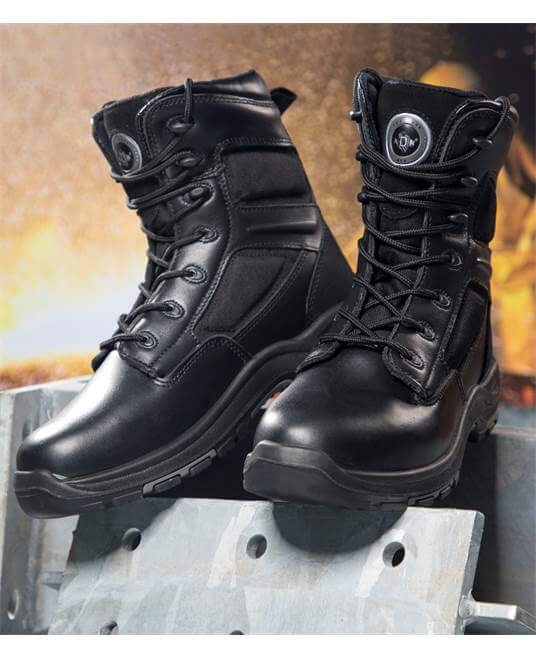 Bocanci de protectie inalti, fara bombeu, pentru Paza sau SVSU, O2 HRO SRC [G3221] 