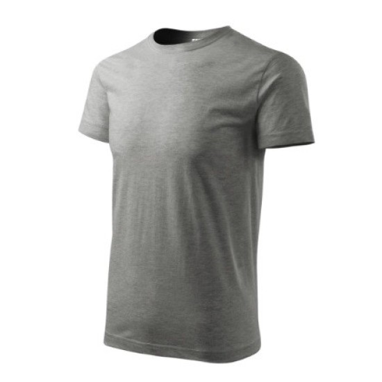 Tricou bumbac rezistent la uzura, 200g/m2 Malfini Heavy New 137, Gri inchis Tricou bumbac rezistent la uzura, 200g/m2 Malfini Heavy New 137, Gri inchis
