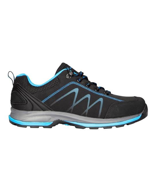 Pantofi de lucru femei, softshell O1 [G3319] Negru si albastru