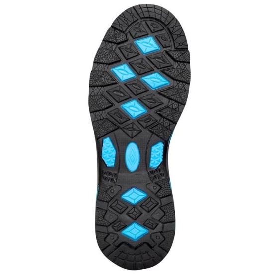 Pantofi de lucru femei, softshell O1[G3319] Negru si albastru
