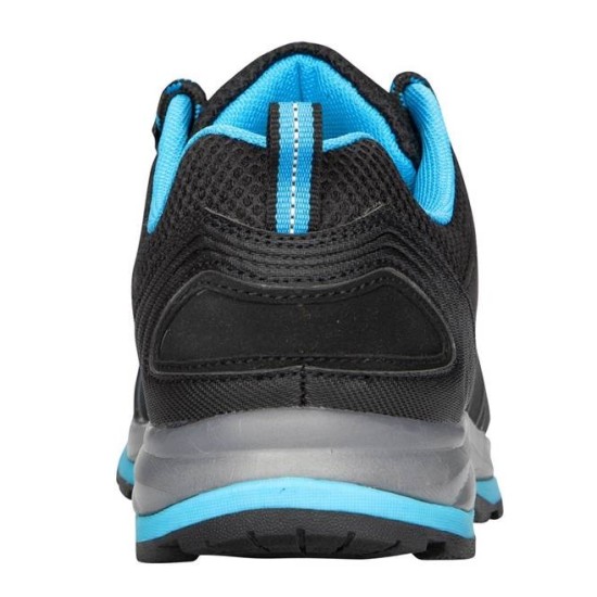 Pantofi de lucru femei, softshell O1[G3319] Negru si albastru