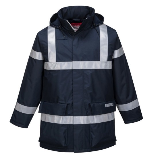Jacheta ignifuga, antistatica Bizflame Rain Multinorm FR, Bleumarin Jacheta ignifuga, antistatica Bizflame Rain Multinorm FR, Bleumarin